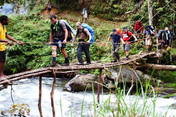 The Kokoda Track teaches participants to create goals that are in the now.